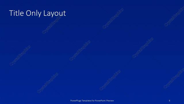 Title Only presentation slide layout