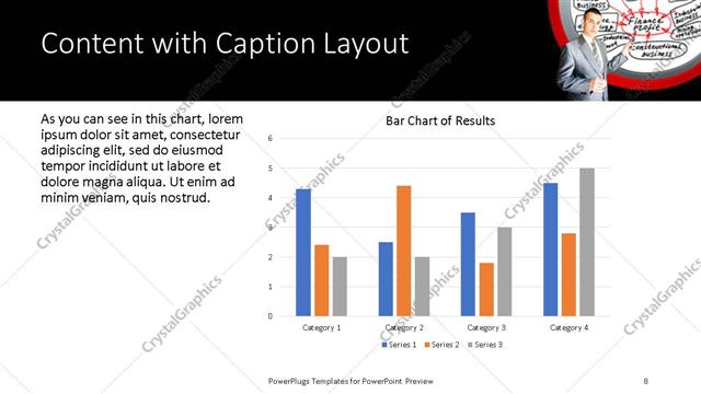 Content with Caption presentation slide layout