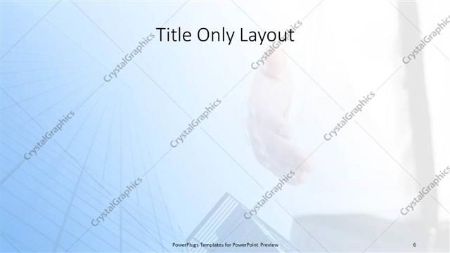 Title Only presentation slide layout