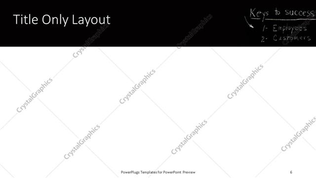 Title Only presentation slide layout