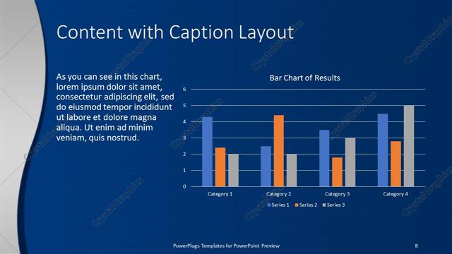 Content with Caption presentation slide layout