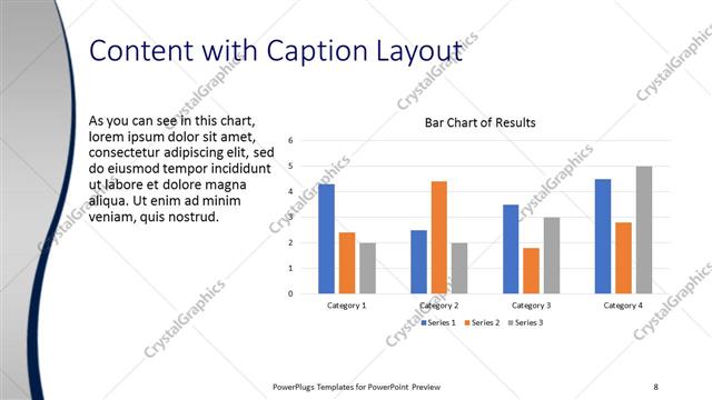 Content with Caption presentation slide layout