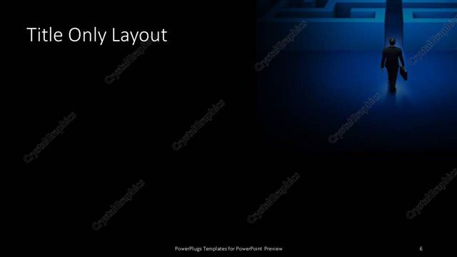 Title Only presentation slide layout