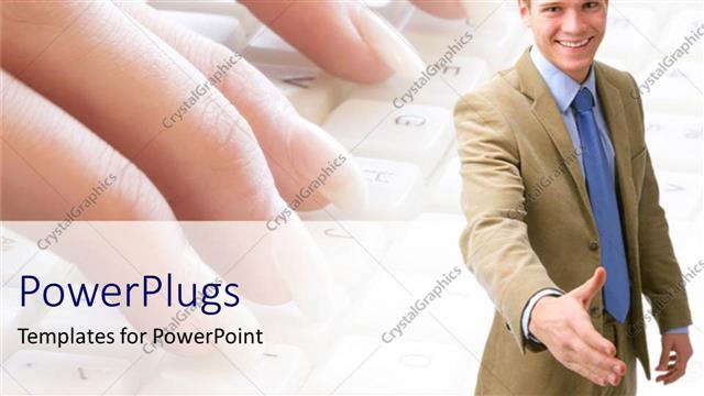  Presentation with professional - A professional with a work going on in background