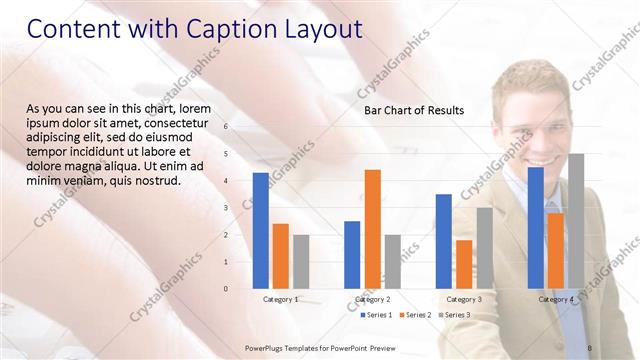 Content with Caption presentation slide layout