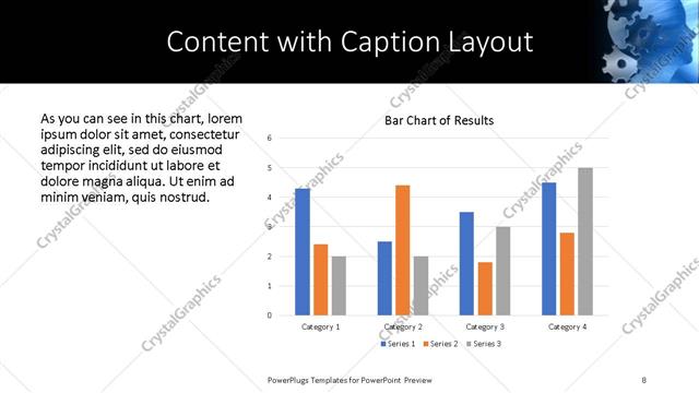 Content with Caption presentation slide layout