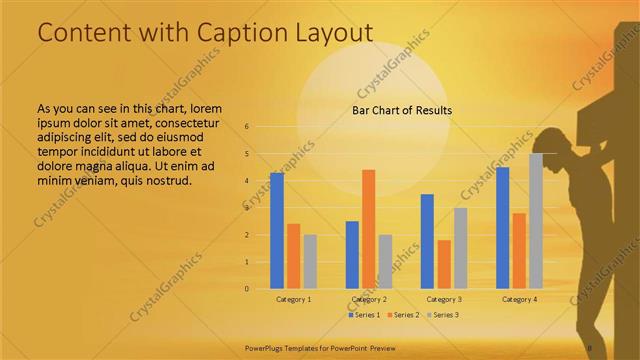 Content with Caption presentation slide layout