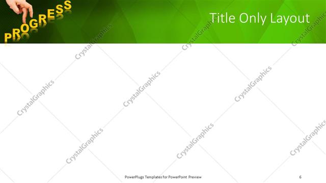 Title Only presentation slide layout