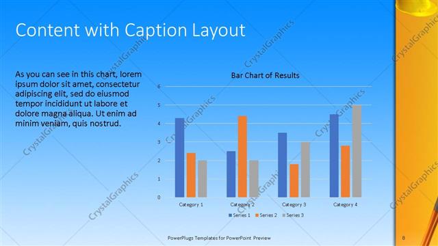Content with Caption presentation slide layout