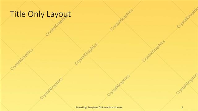 Title Only presentation slide layout