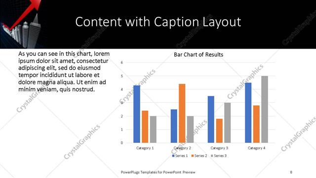 Content with Caption presentation slide layout