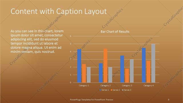 Content with Caption presentation slide layout