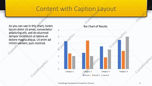 Content with Caption presentation slide layout