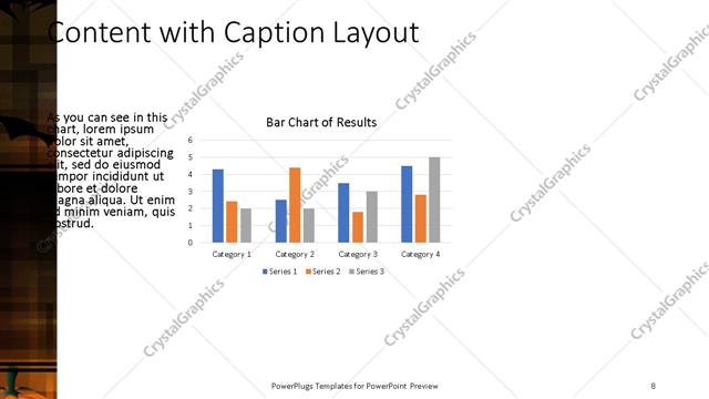 Content with Caption presentation slide layout