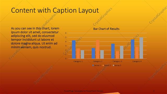 Content with Caption presentation slide layout
