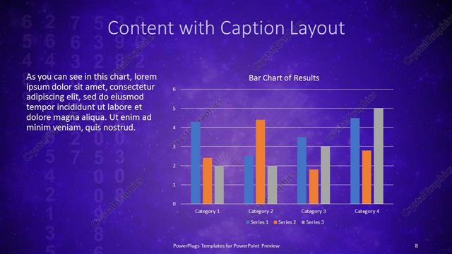 Content with Caption presentation slide layout