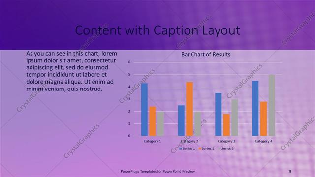 Content with Caption presentation slide layout