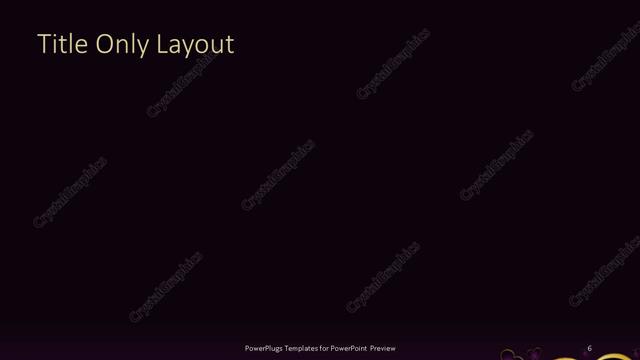 Title Only presentation slide layout