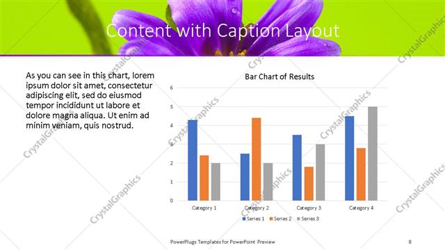 Content with Caption presentation slide layout
