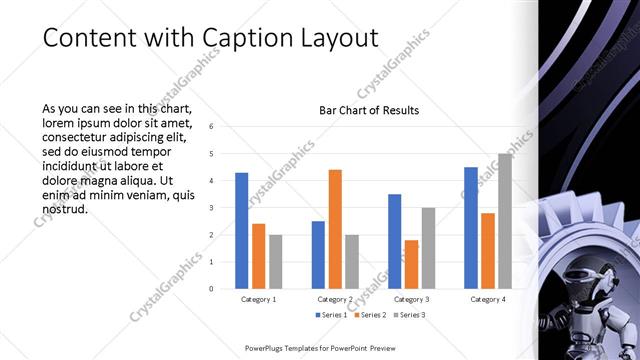 Content with Caption presentation slide layout
