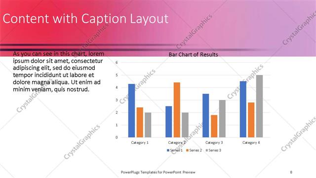 Content with Caption presentation slide layout