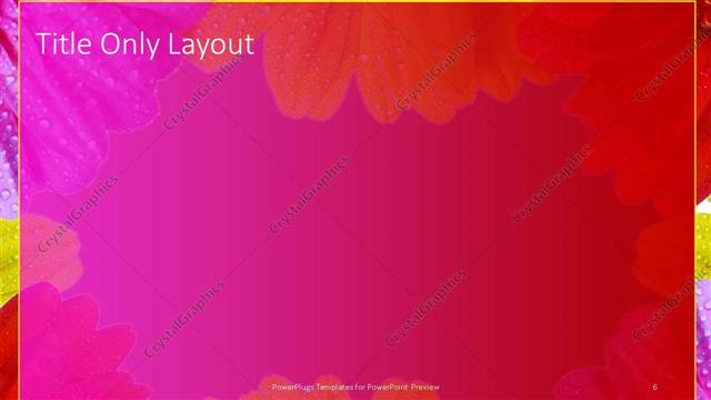 Title Only presentation slide layout