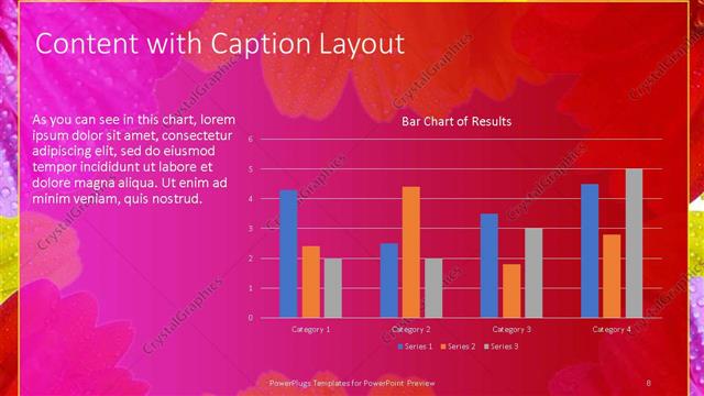 Content with Caption presentation slide layout