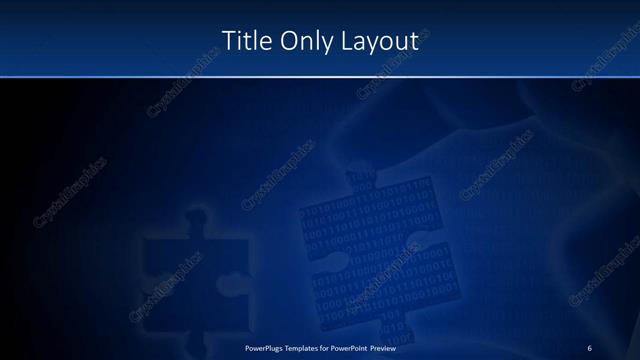 Title Only presentation slide layout