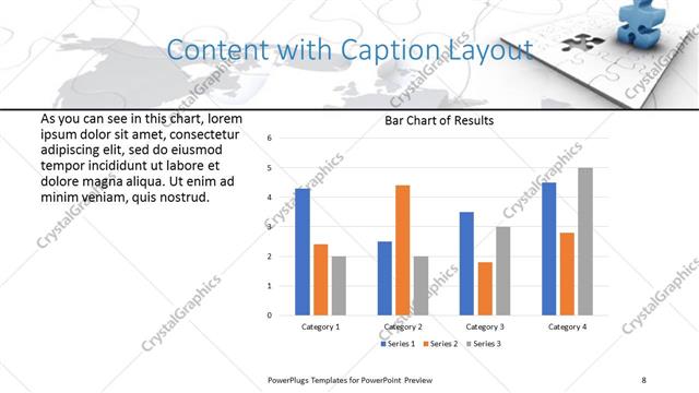 Content with Caption presentation slide layout