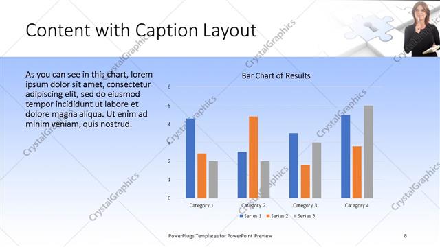 Content with Caption presentation slide layout