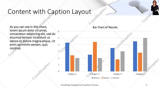 Content with Caption presentation slide layout