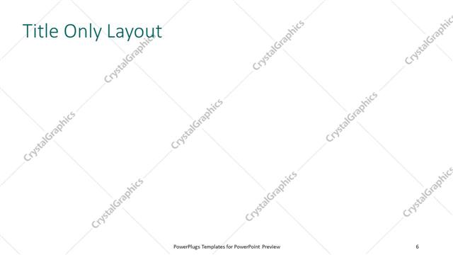 Title Only presentation slide layout