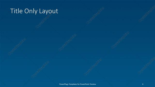 Title Only presentation slide layout