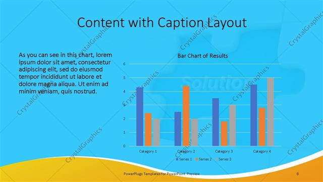 Content with Caption presentation slide layout
