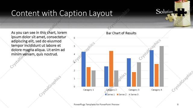 Content with Caption presentation slide layout