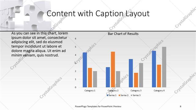 Content with Caption presentation slide layout