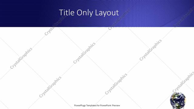 Title Only presentation slide layout
