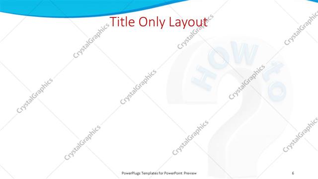 Title Only presentation slide layout