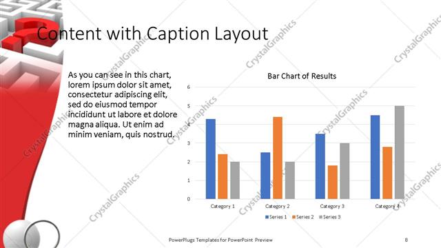 Content with Caption presentation slide layout