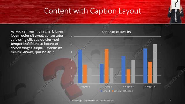 Content with Caption presentation slide layout