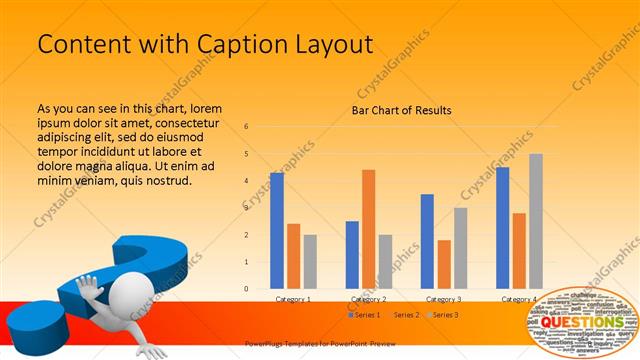 Content with Caption presentation slide layout