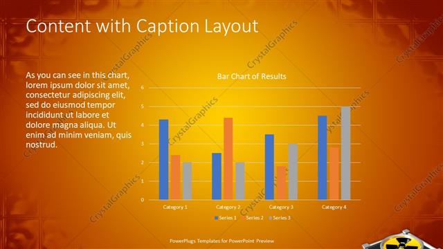 Content with Caption presentation slide layout