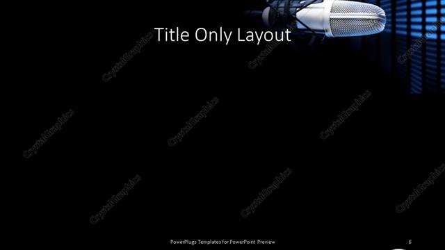 Title Only presentation slide layout
