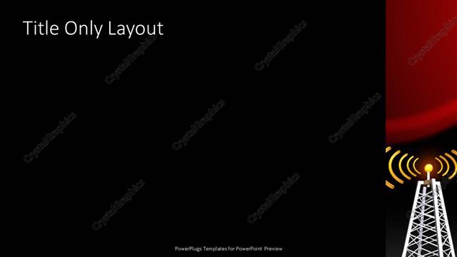 Title Only presentation slide layout