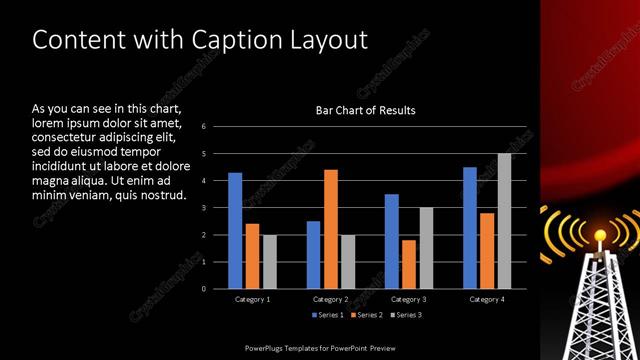 Content with Caption presentation slide layout