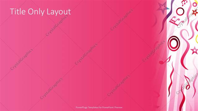 Title Only presentation slide layout