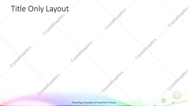 Title Only presentation slide layout