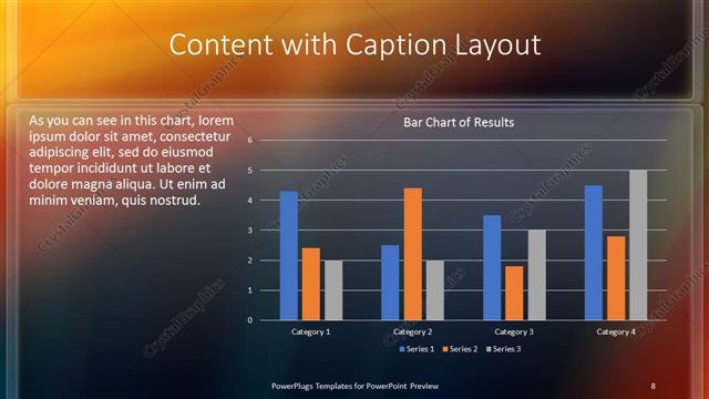 Content with Caption presentation slide layout