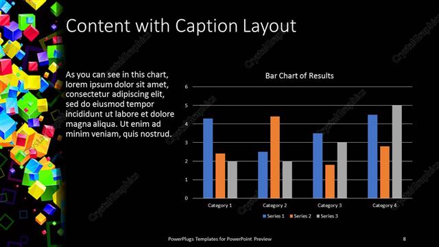 Content with Caption presentation slide layout