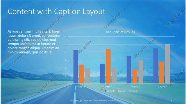 Content with Caption presentation slide layout